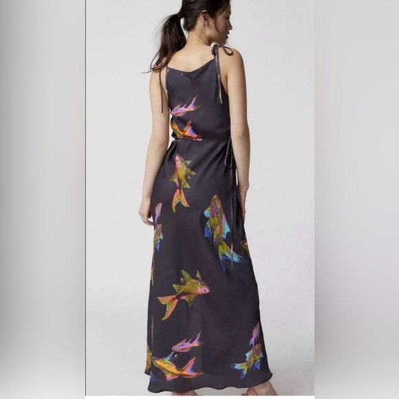 Multicolor Fish Pattern Maci Drss - Picture 2 of 7